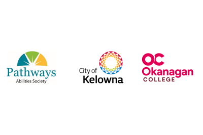The logos of Pathways, City of Kelowna and ɫƵ.